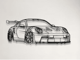 Porsche 911 GT2 RS Luxury Wall Decor art
