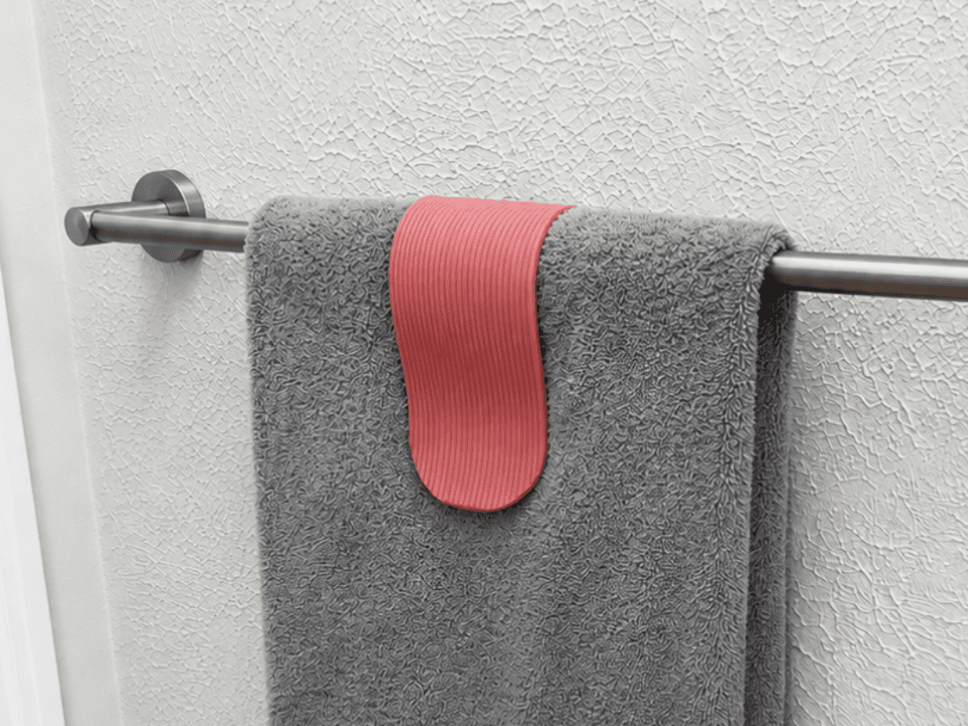 Flexible Towel Clip / Non-Slip Towel Retainer Rib