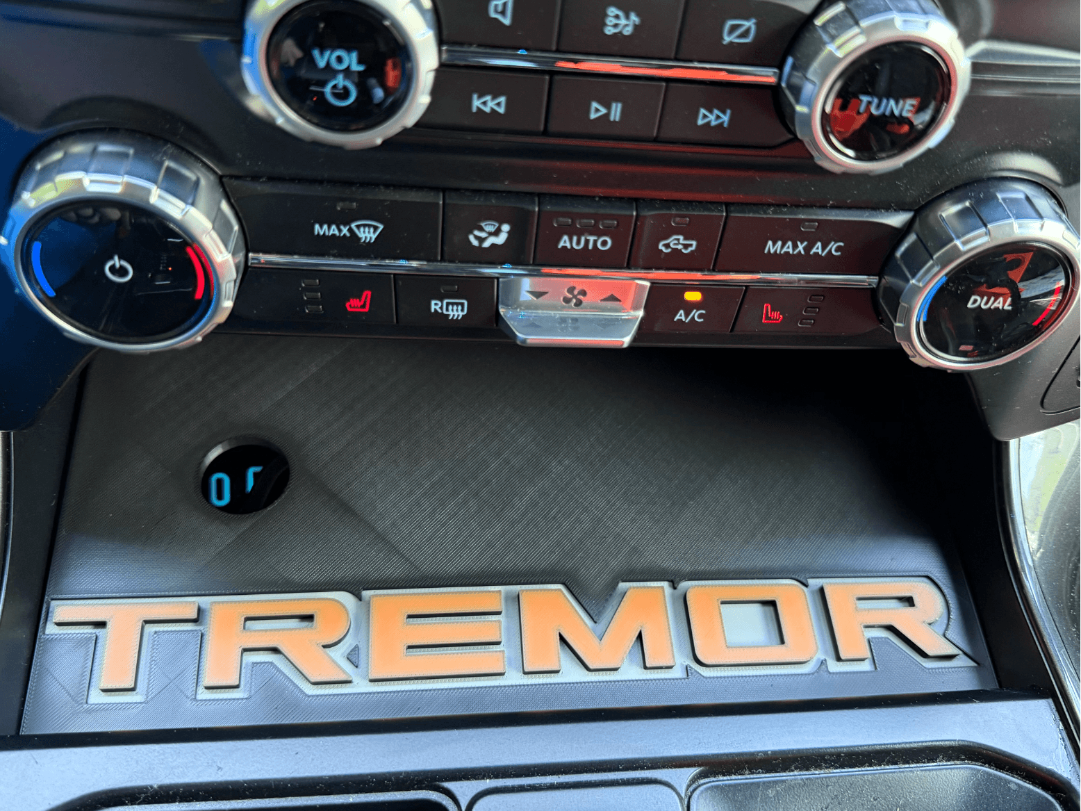 F150 Cubby Lid Tremor Edition