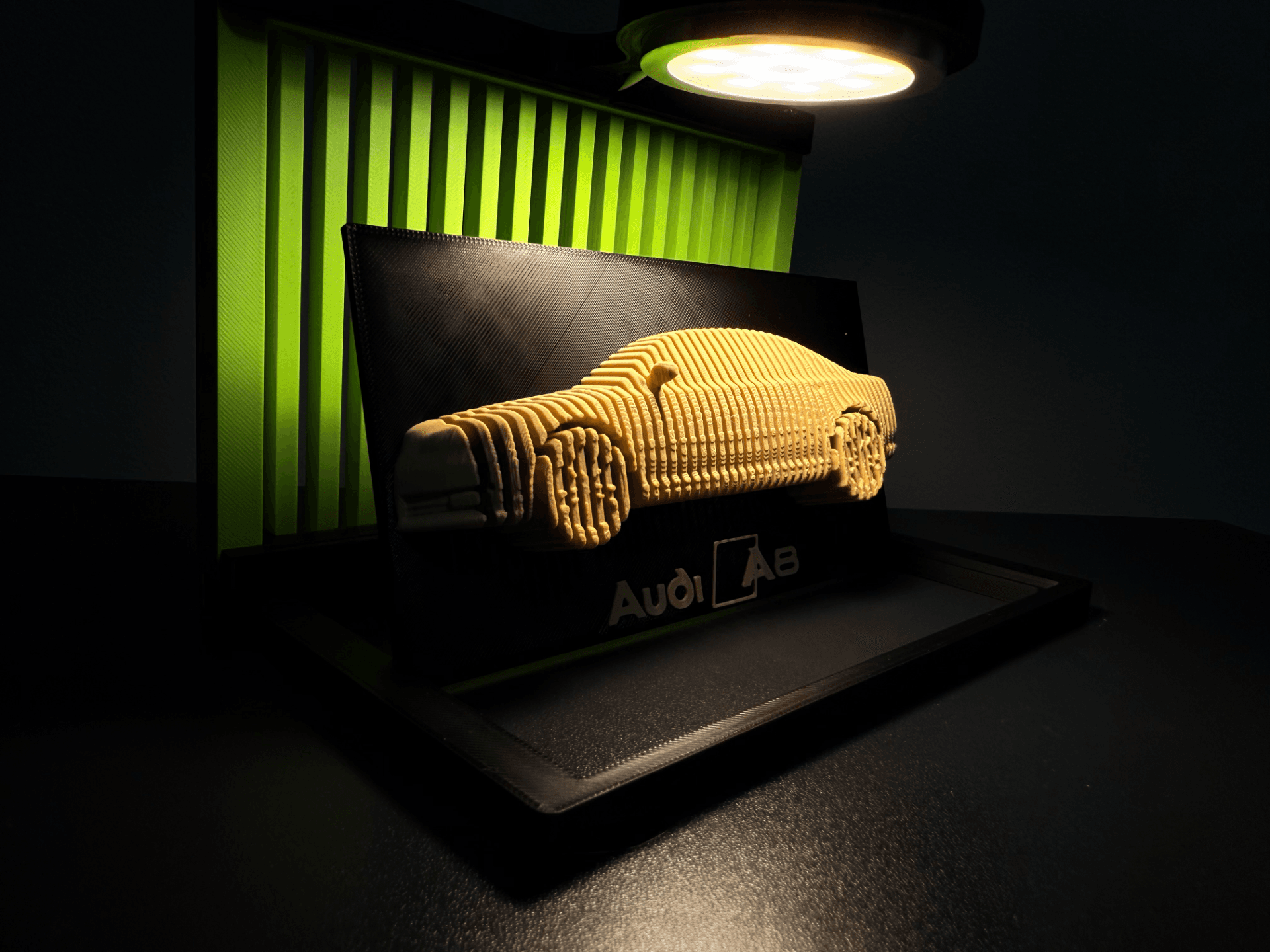 Audi A8 Layered Vertically Layered Car model