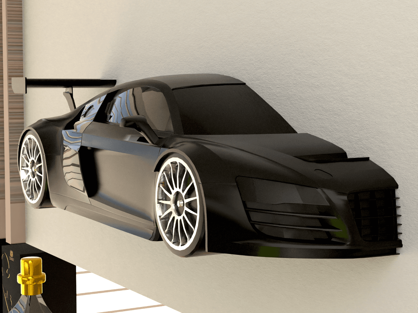 Audi R8 Le Mans Wall-mounted