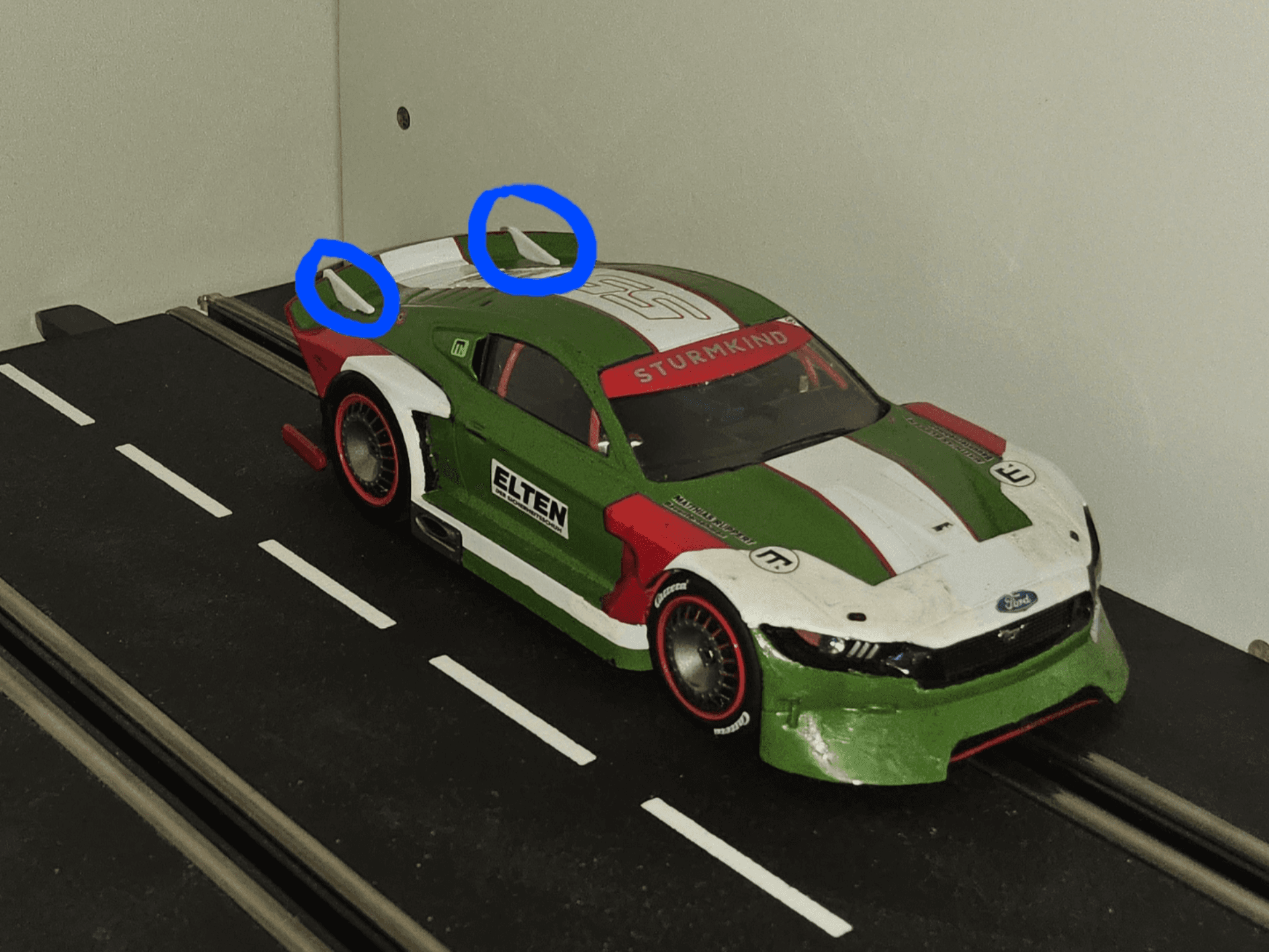 Carrera Slotcar Ford GTY Spoiler (Wing)