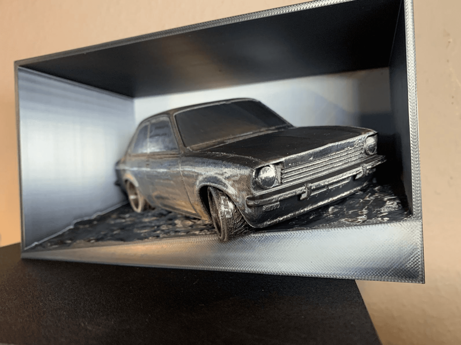 Opel Kadett C Limo in the gravel box