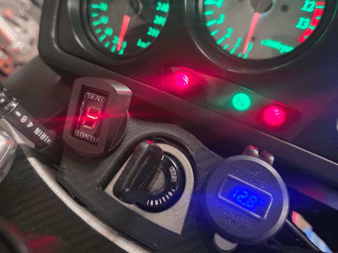 Gear indicator holder for use with other design  