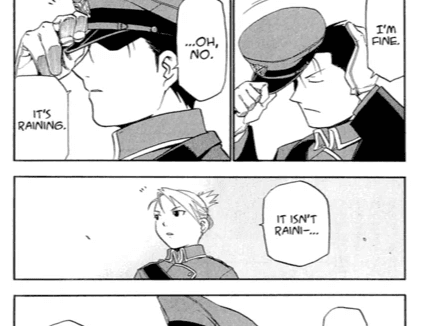 FMA Roy Mustang tears
