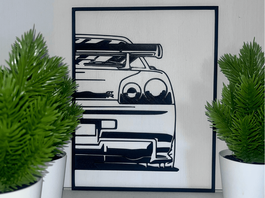 NISSAN GTR 2d art