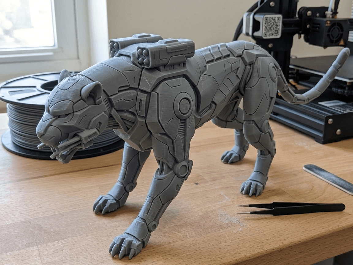 Mecha Panther Pantera Mecánica