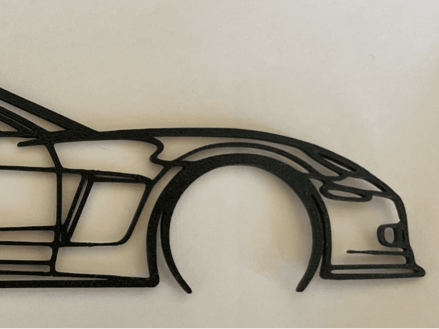 Corvette C6 Z06 Silhouette