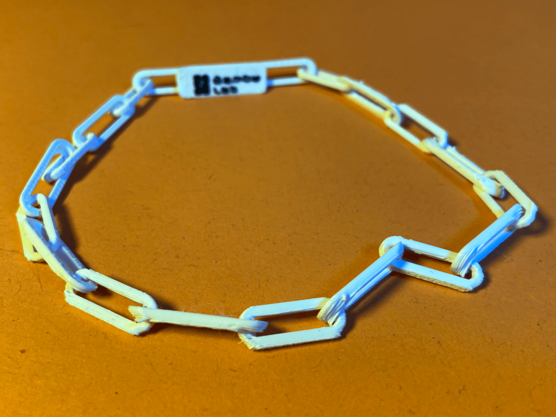 Chain-based Bracelet - Fully 3D printed!