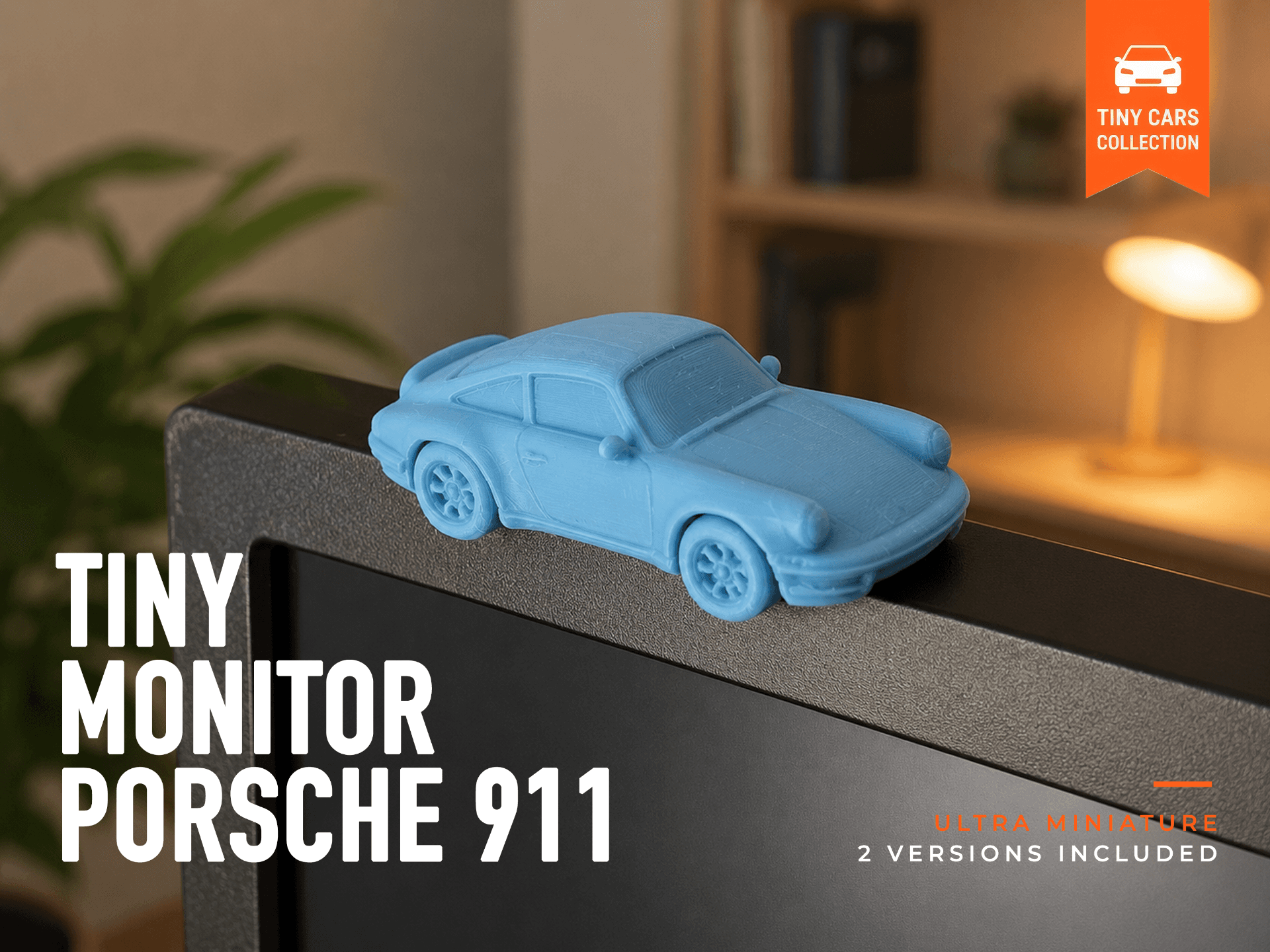 Tiny Porsche Monitor Buddy - Mini Cars Series