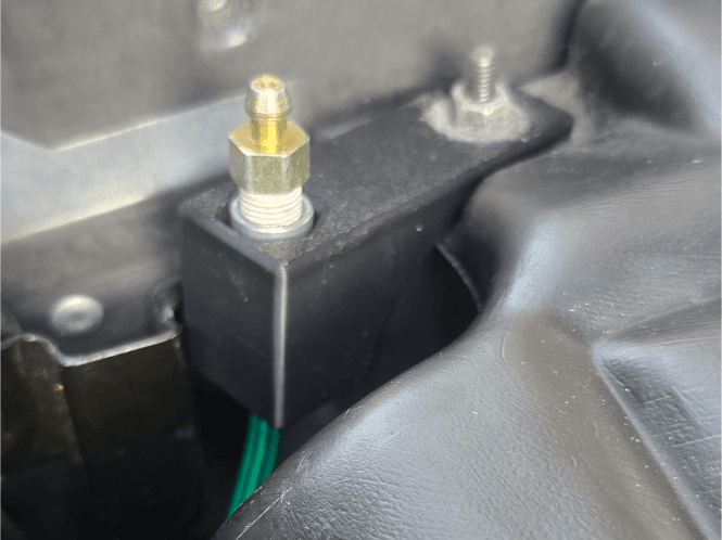 C5 Corvette Remote Clutch Speed Bleeder Mount
