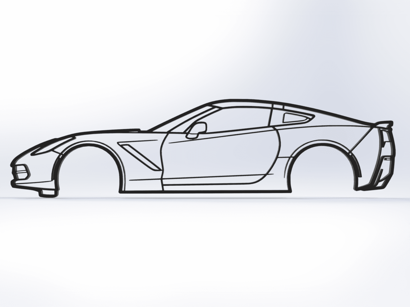 Chevrolet C7 Corvette Wall Art