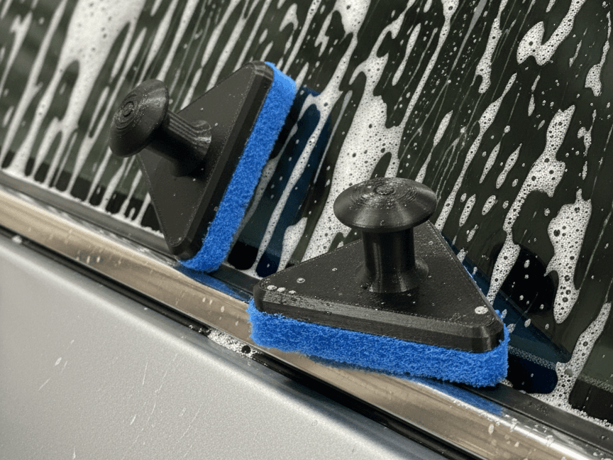 Car Window Mini Scrubber for Tinting/Washing