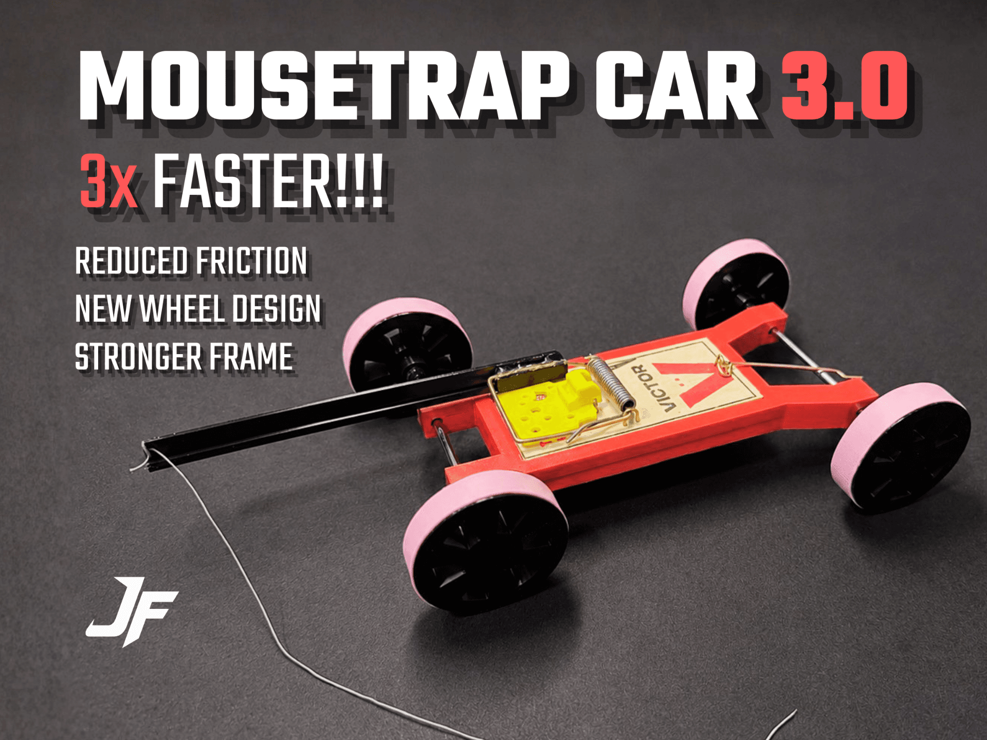 Mousetrap Car 3.0 - See GIF!