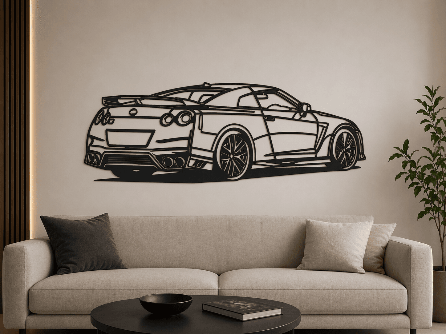 JDM Icon: Car Wall Line Art