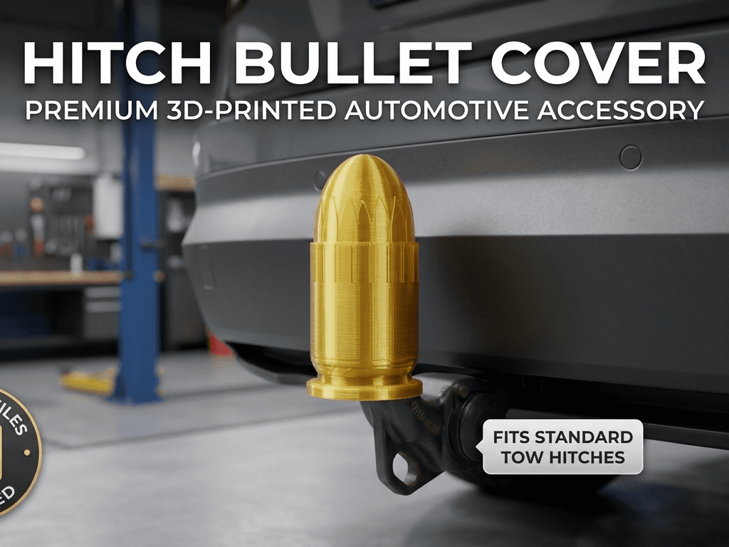 Bullet Trailer Hitch Cover - 2 inch Receiver Plug