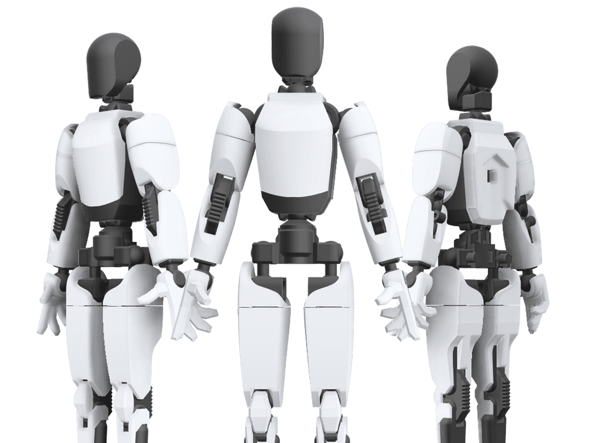 关节可动特斯拉机器人擎天柱无需支撑 Tesla Robot Optimus dummy 13