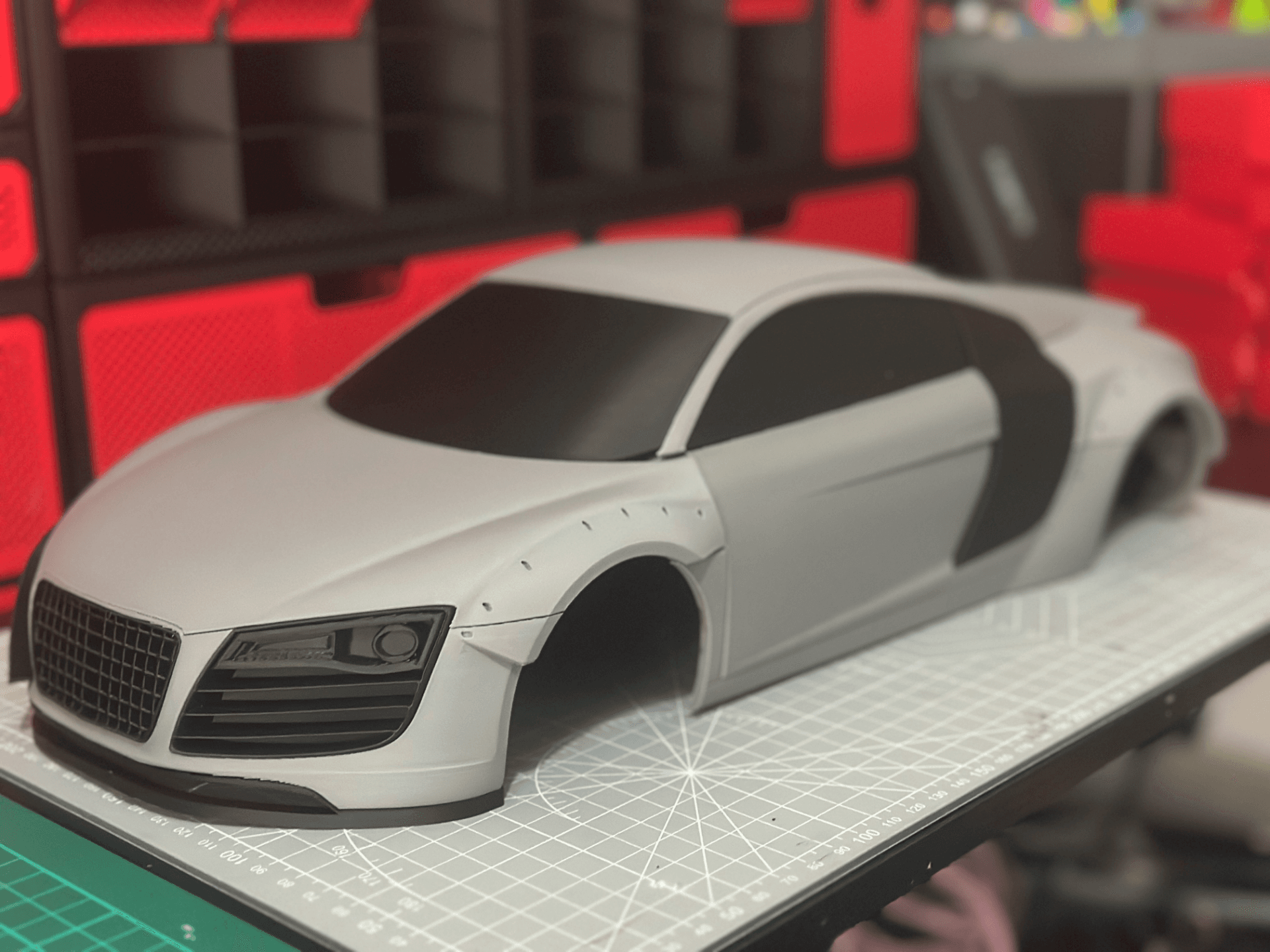 1/10 Audi R8 Liberty Walk RC Shell