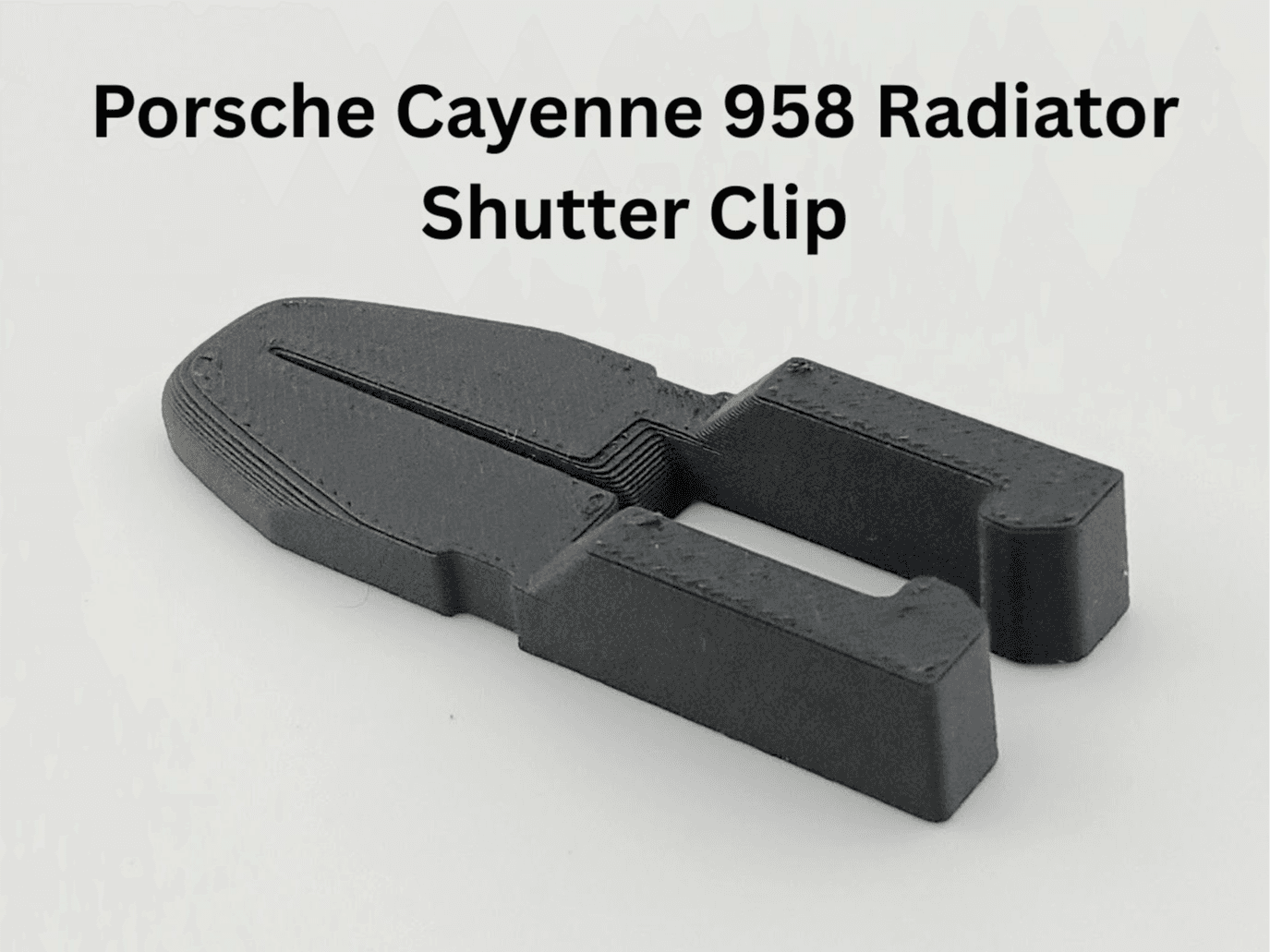 Porsche Cayenne 958 Radiator Shutter Clip