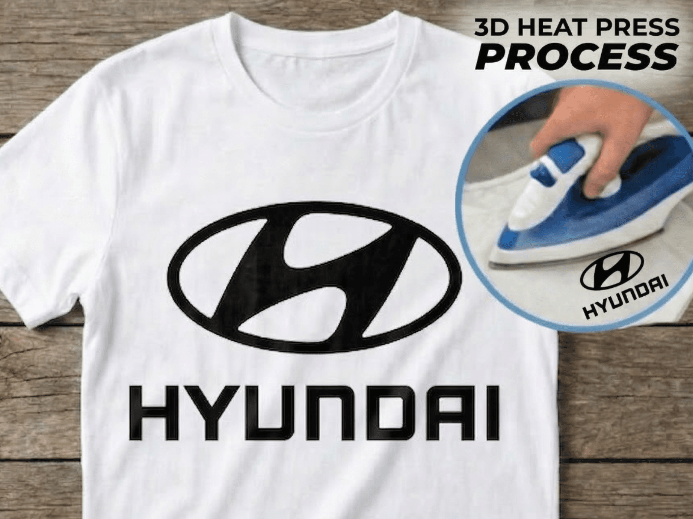 T-shirt Print - Hyundai