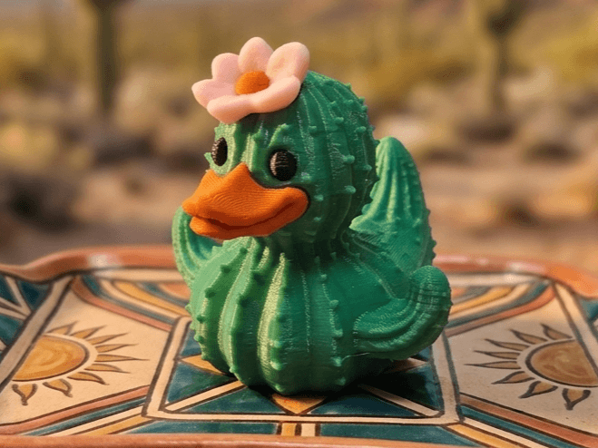 Cute Cactus Duck, Cruise Jeep Duck