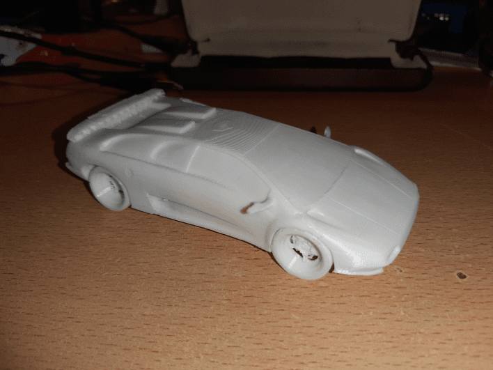 Lamborghini Diablo SV Scale Model
