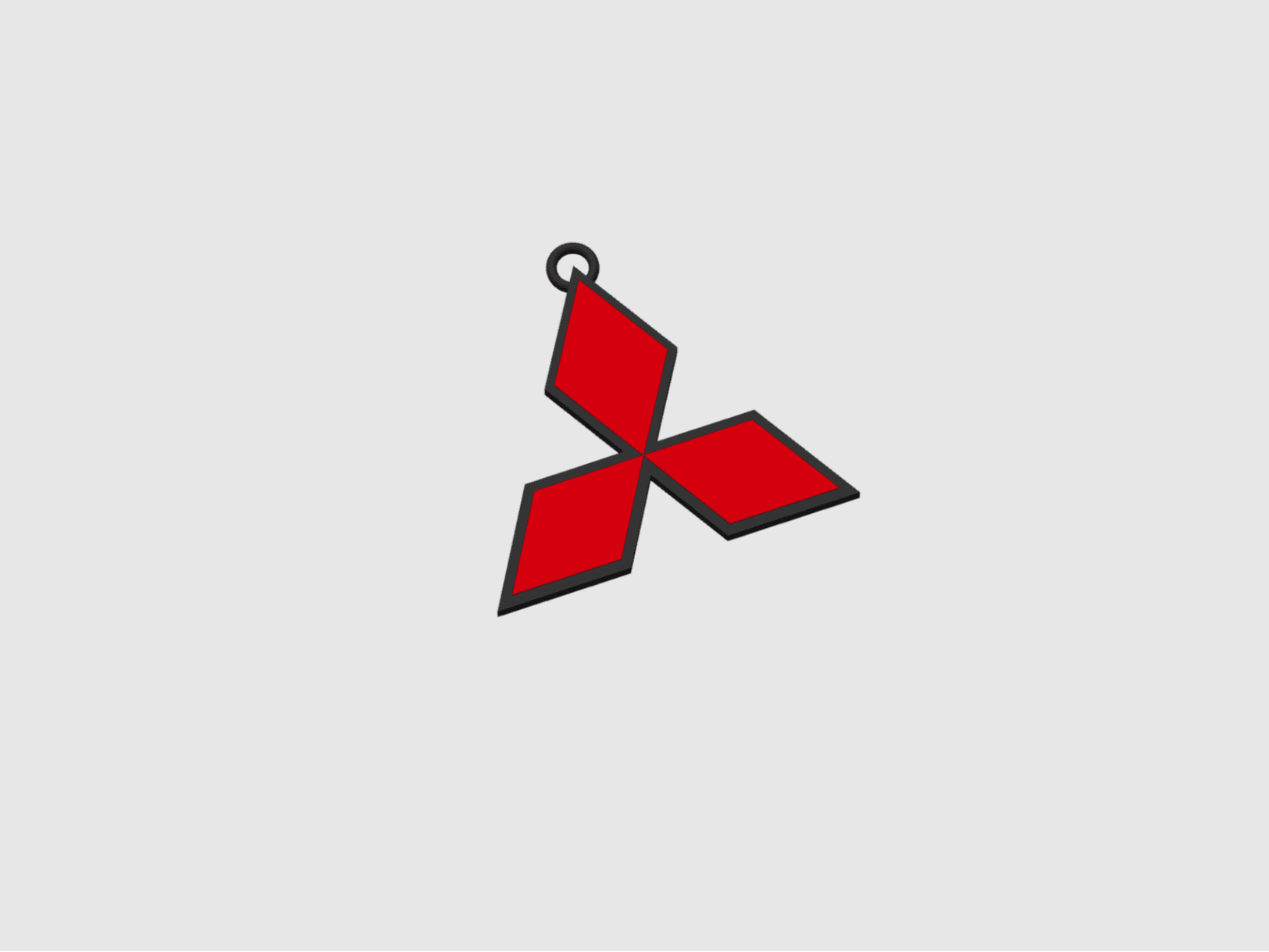Mitsubishi Keychain