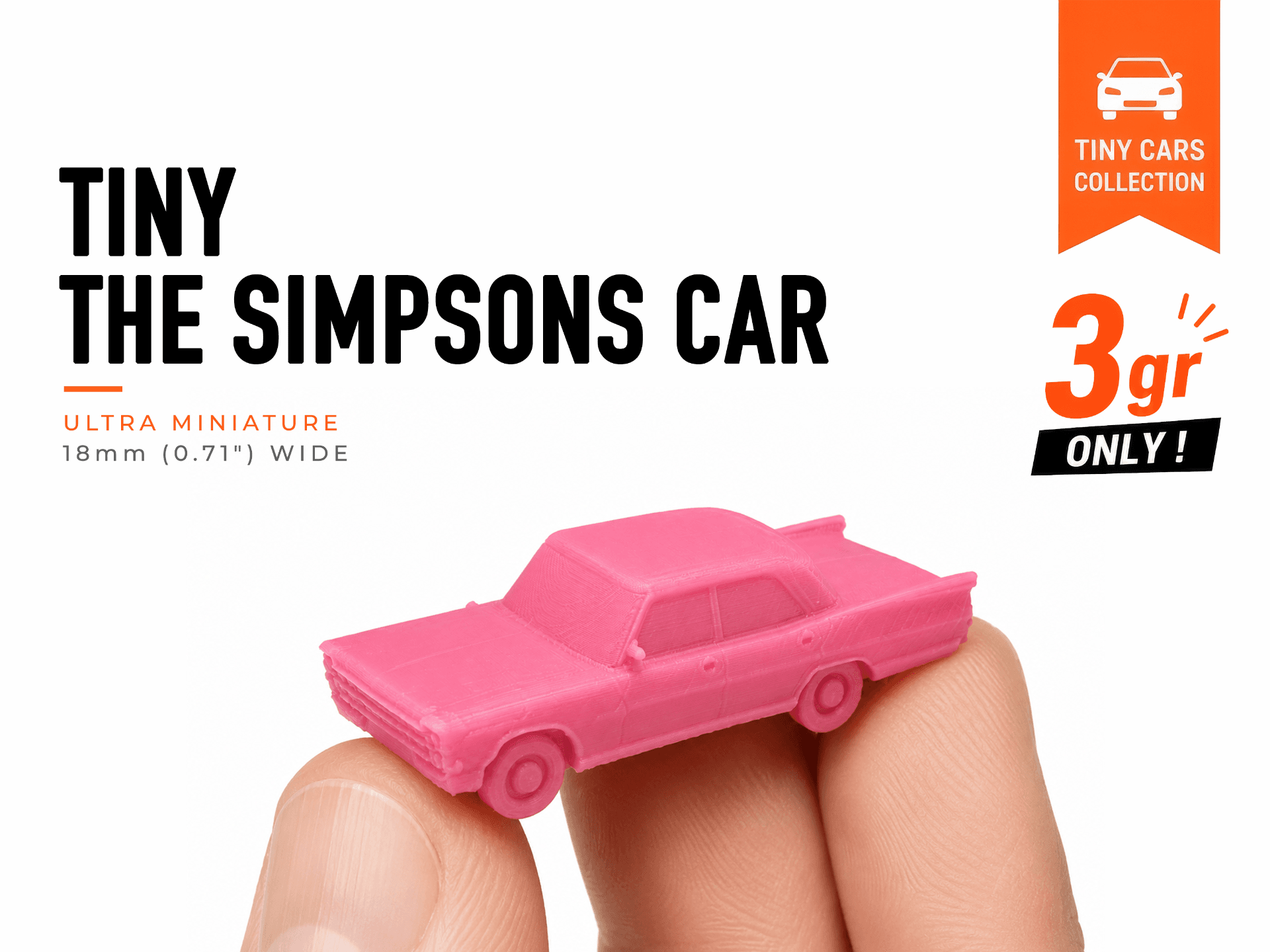 Tiny Simpsons Car - Mini Cars Series