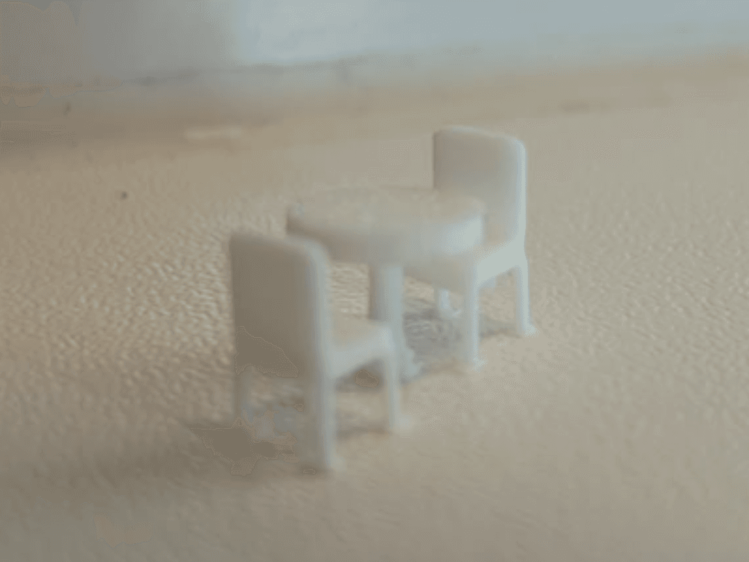 Round 2-Person Table – Scale 1:100