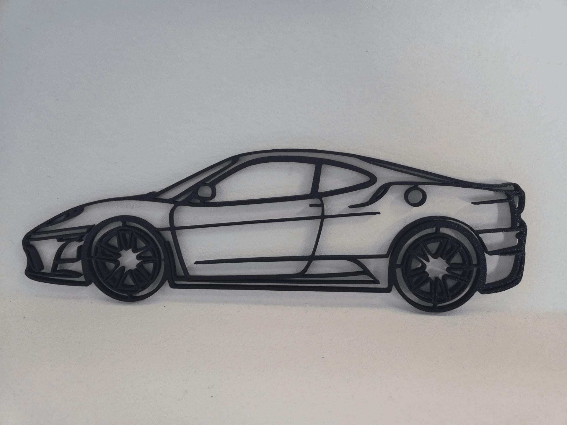 Ferrari F430 Scuderia Silhouette Wall Art