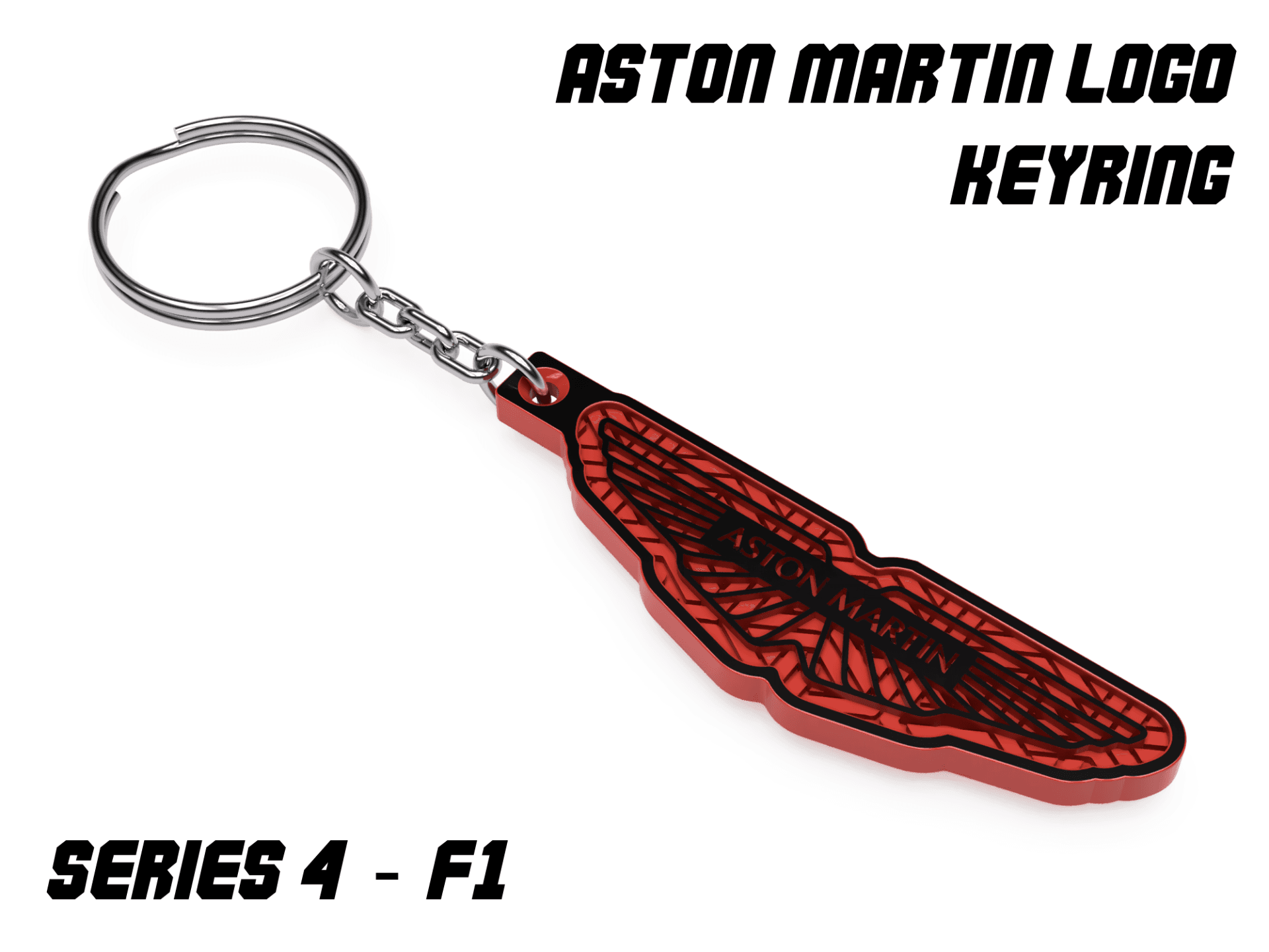 Aston Martin Logo Keyring