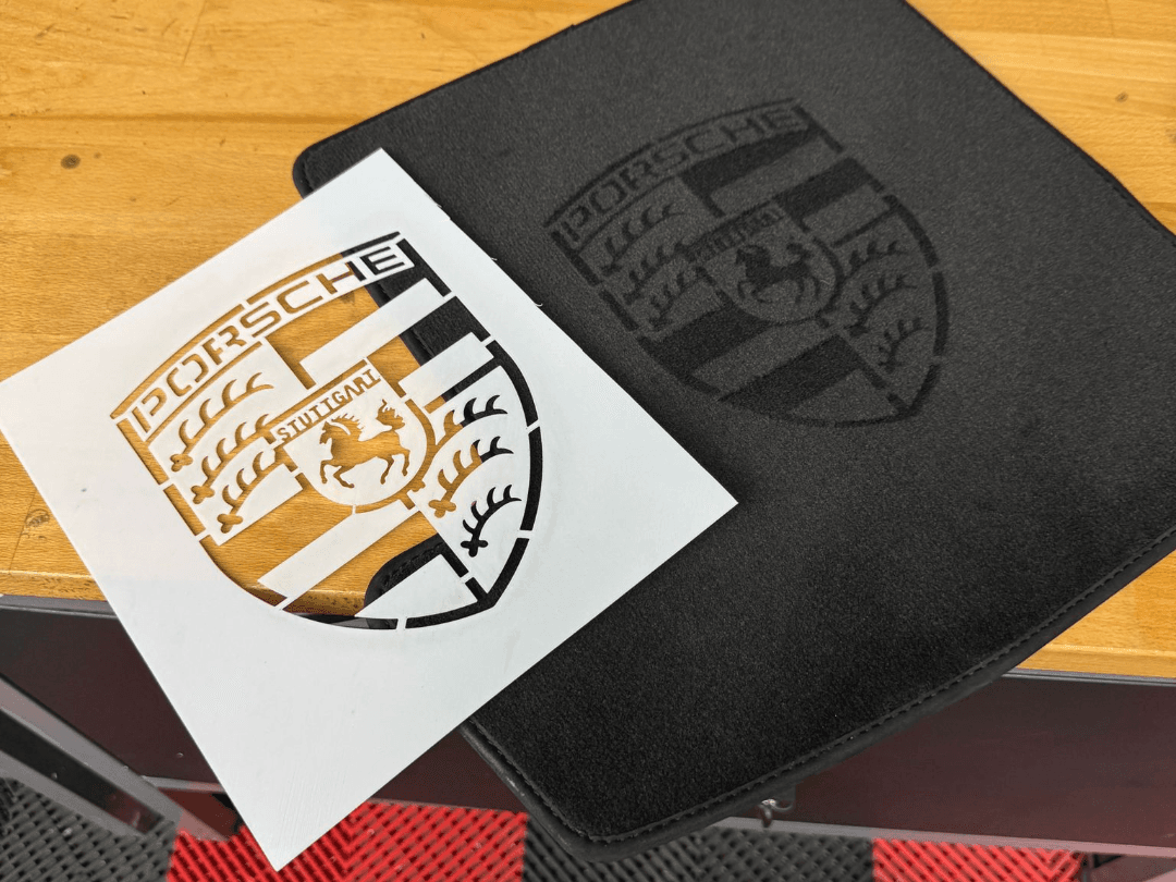 Porsche Schablone - Detailing