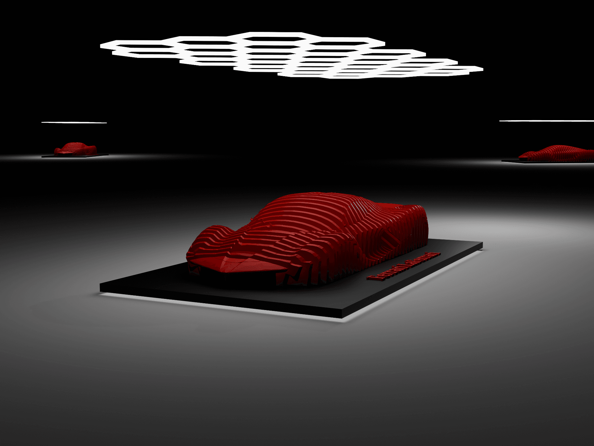 Ferrari LaFerrari Layered Sculpture 