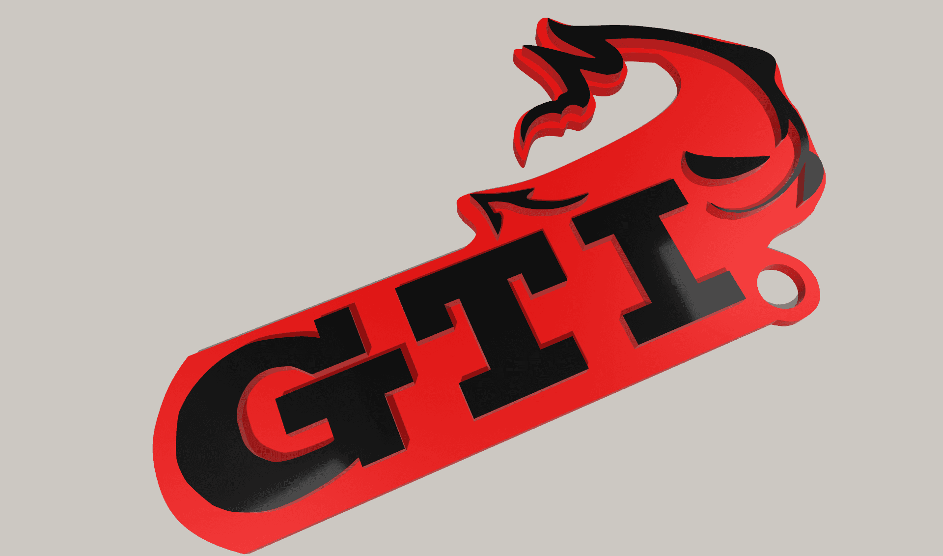 VW GTI Keychain