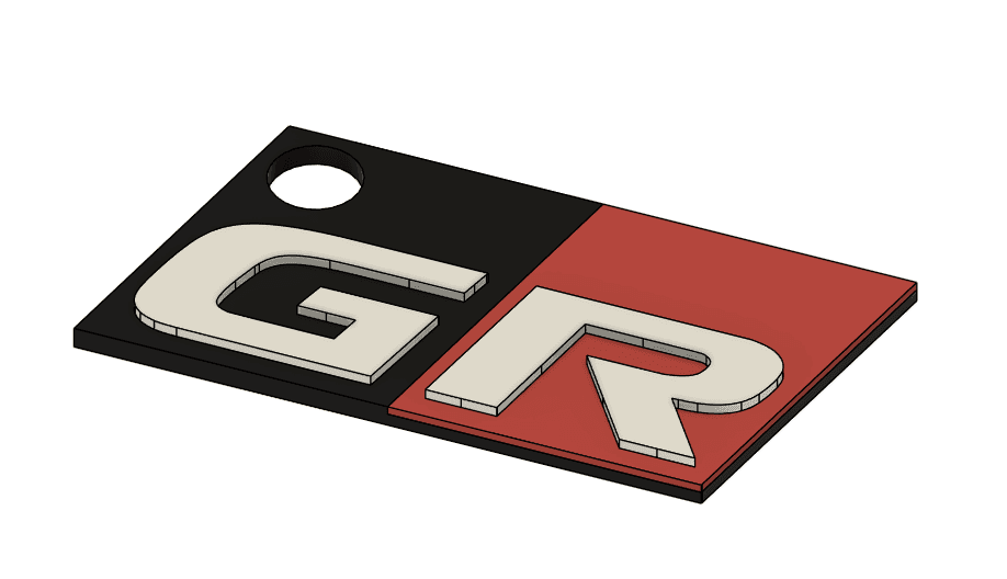 Gazoo Racing Keychain