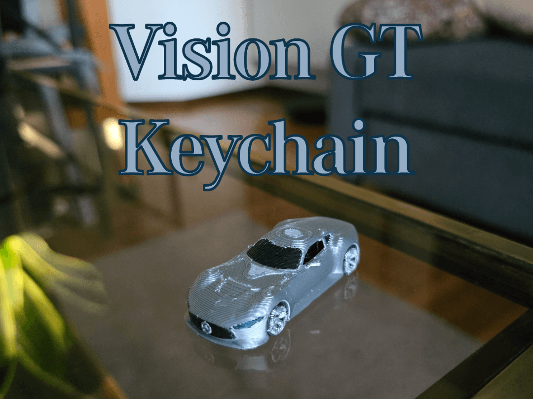 Mercedes-Benz Vision GT Keychain (working wheels)