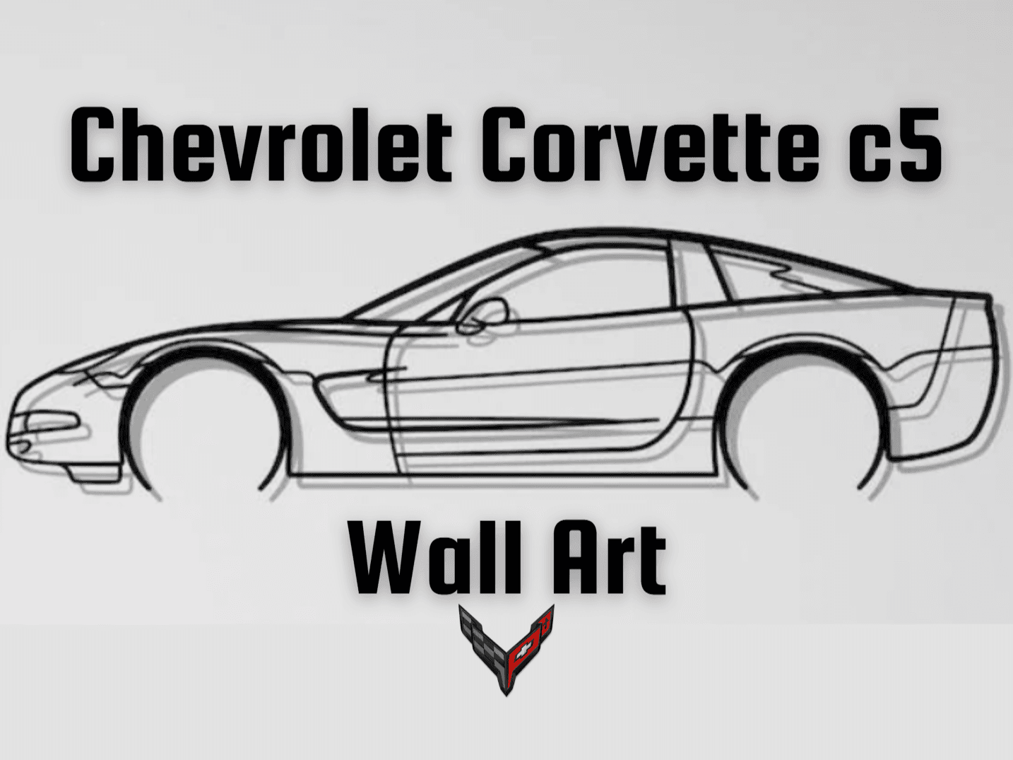 Chevrolet Corvette c5 Wall Art