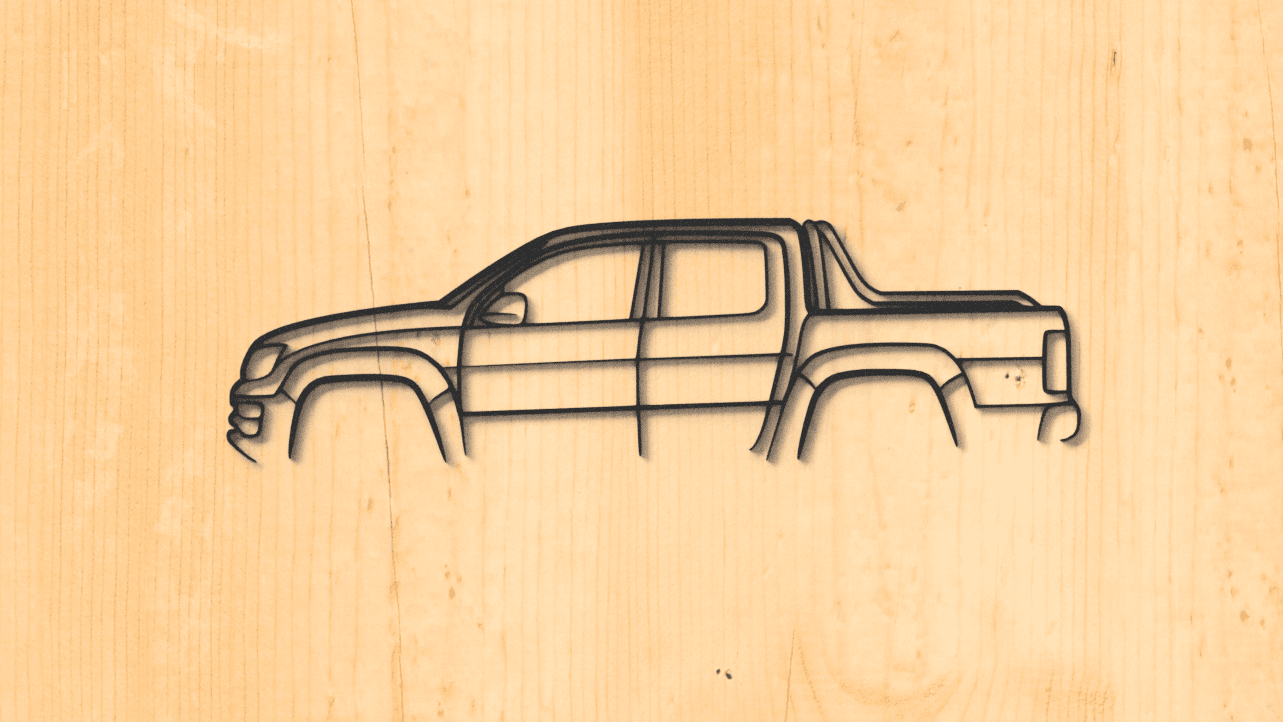 VW Amarok 2D wall art