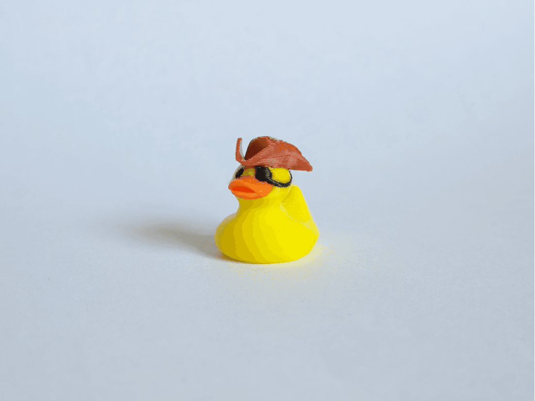Pirate Duck Mini Animals Decoration