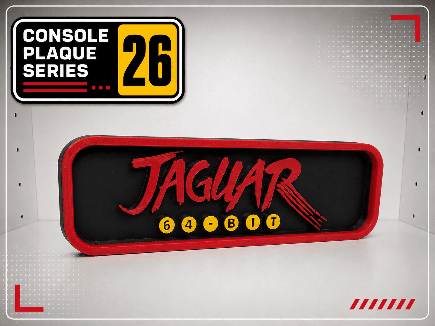 Console Logo Plaque - Atari Jaguar