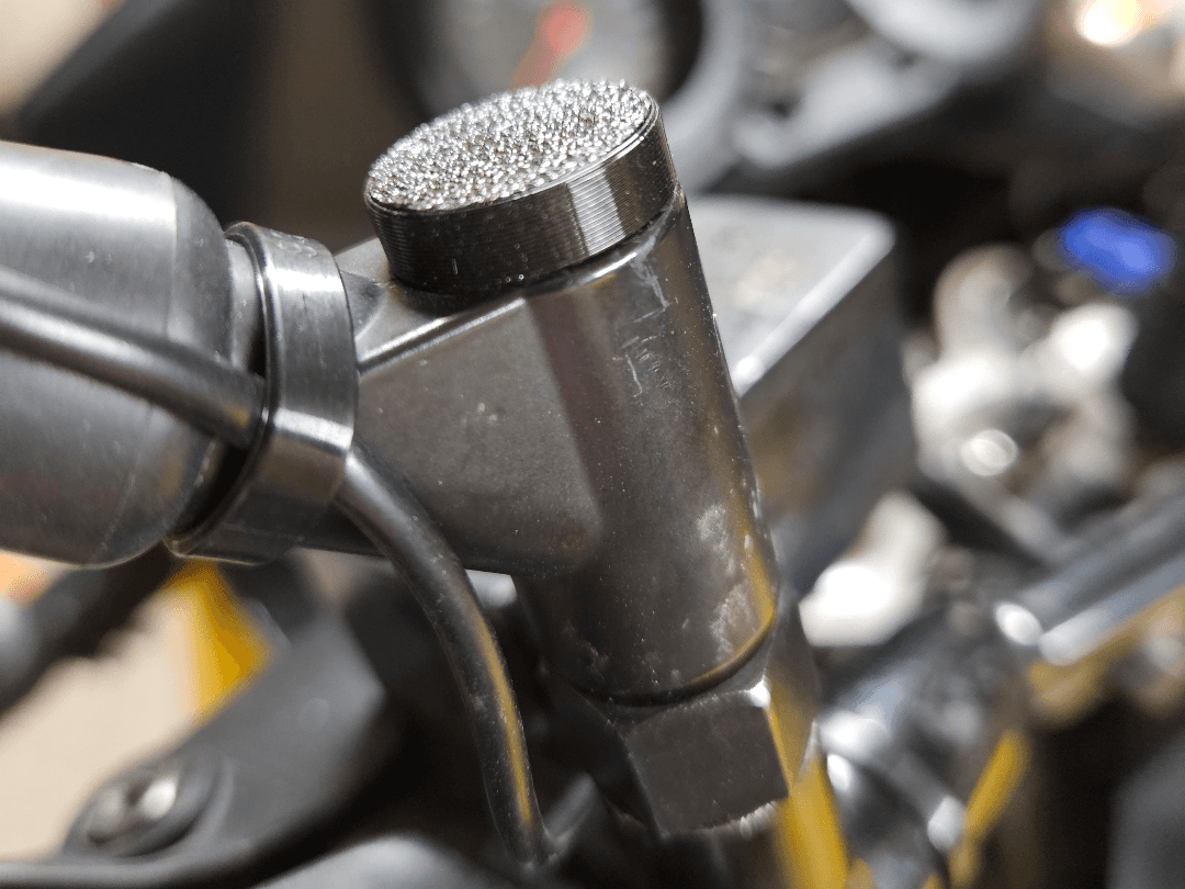 V-Strom mirror stem plug