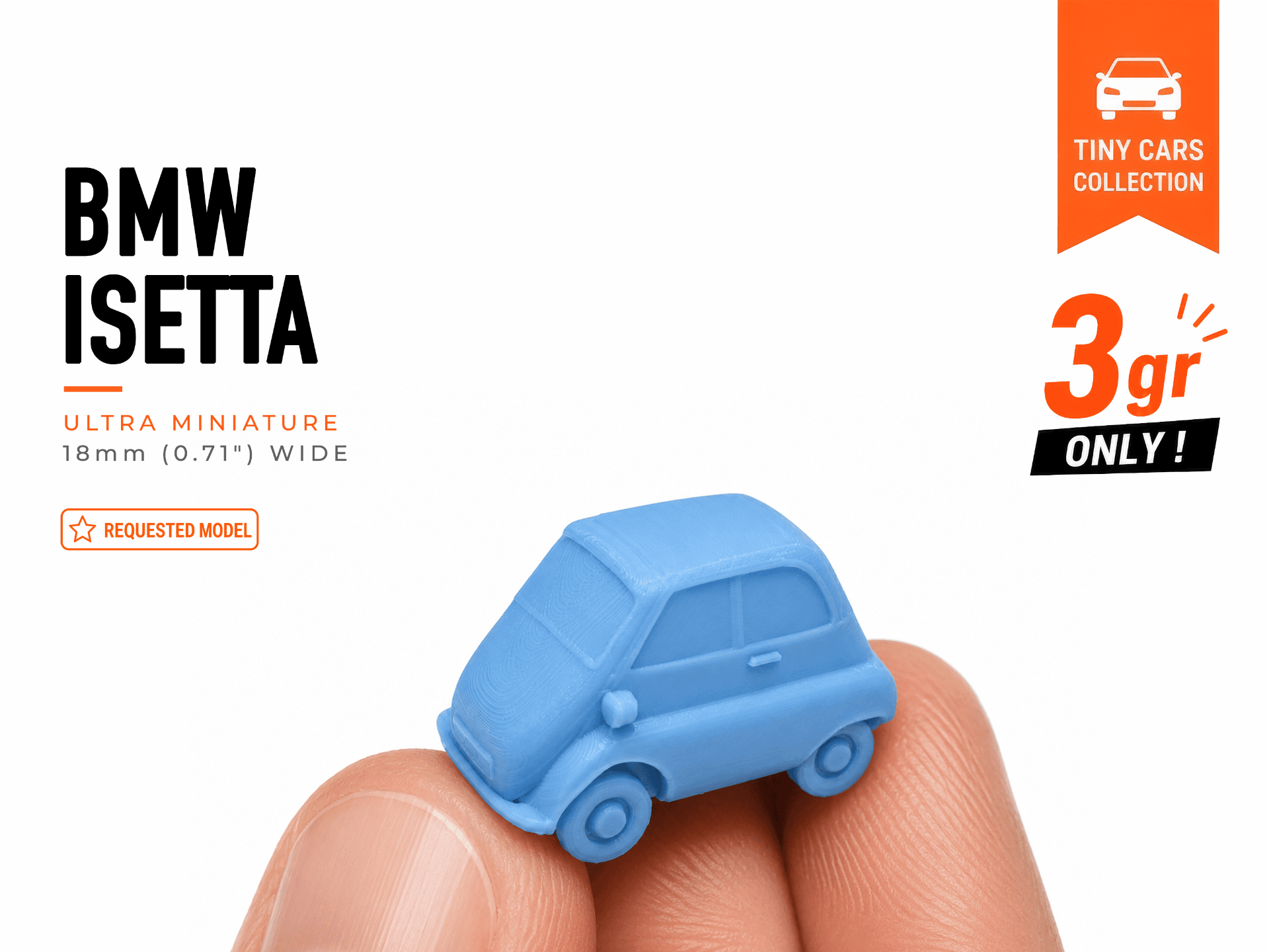 Tiny BMW Isetta - Mini Cars Series