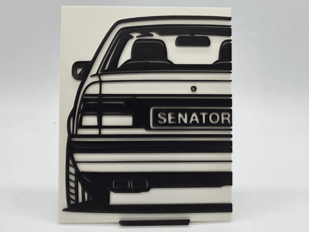 2D Wall Art Opel Senator B