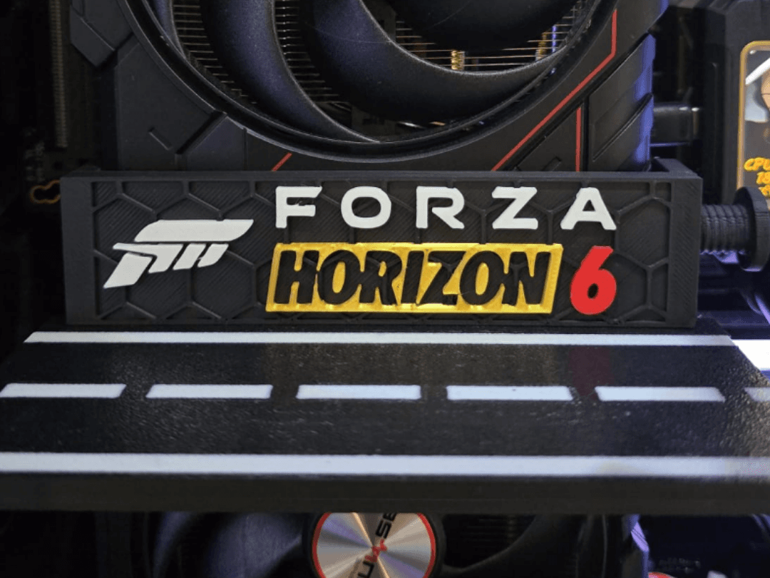 Logo Forza Horizon 6 e Supporto Modellino Auto