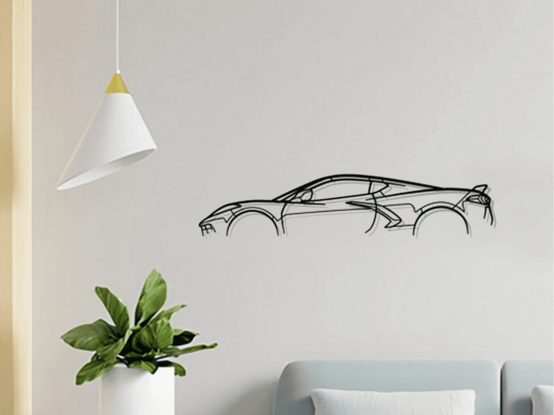 Corvette C8 Wall Decoration