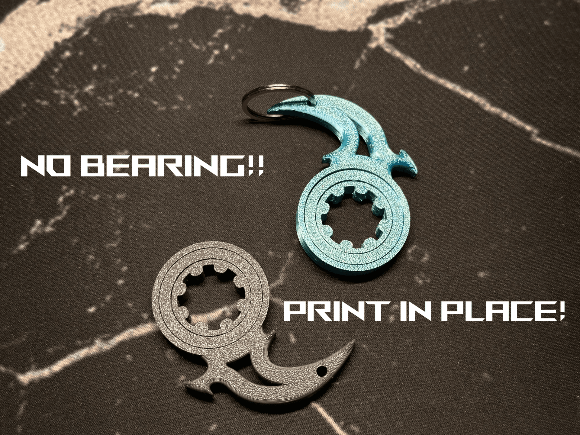 KEYRAMBIT -Keychain to your keys - Spin your keys!