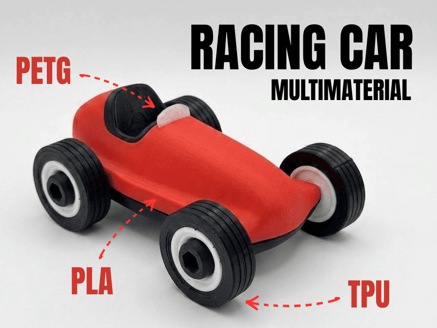 Racing car - multimaterial