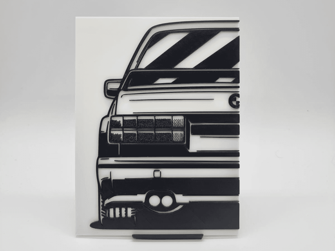 2D Wall Art BMW E30 M3
