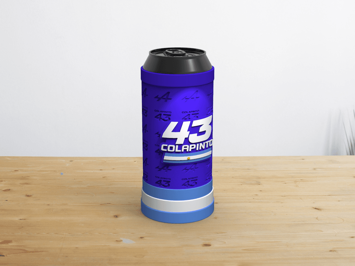 Porta Latas de 473ml de Franco Colapinto