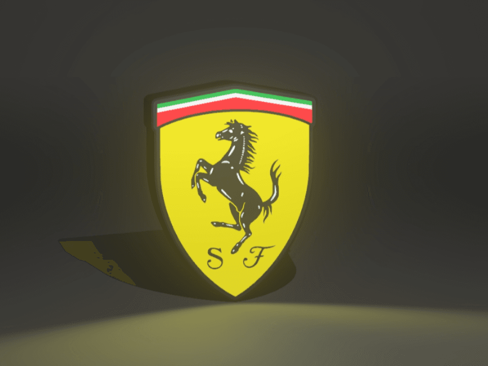 Cavallino ferrari lightbox